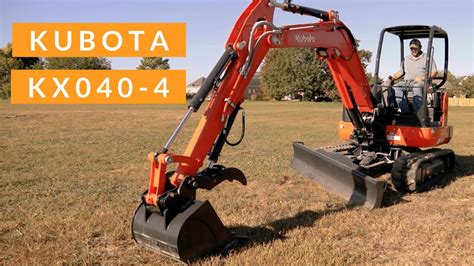 kxo40 mini excavator youtube|Kubota KX040.